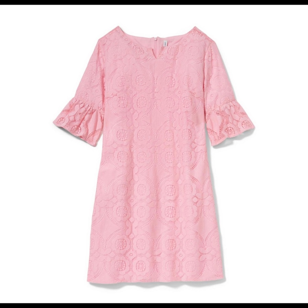 NWT Janie and Jack Womens Pink Lace Dress!